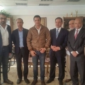 إيهاب جلال مع رئيس اتحاد الإذاعة والتليفزيون