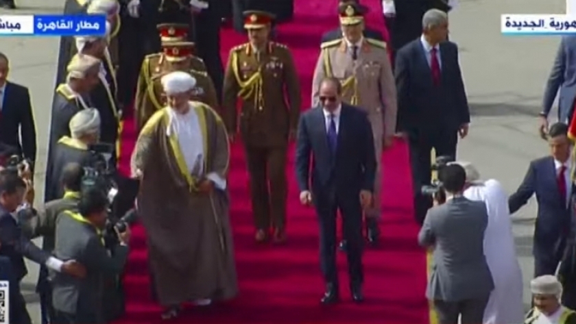 الرئيس عبدالفتاح السيسي وسلطان عمان