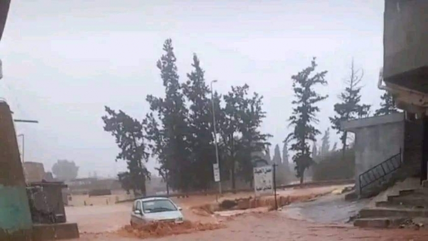 آثار العاصفة دانيال في ليبيا-صورة أرشيفية
