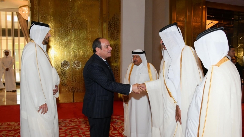 زيارة الرئيس عبدالفتاح السيسي إلى قطر