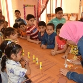ورش عمل للأطفال بمكتبة مصر العامة بمطروح