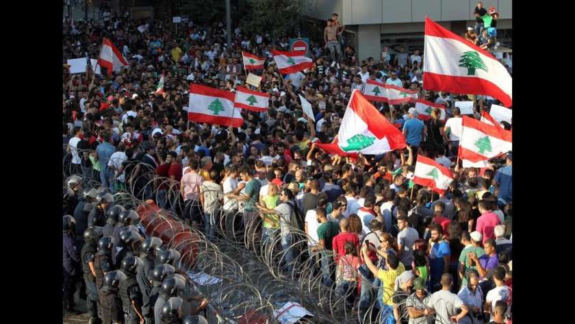 جانب من تظاهرات لبنان - أرشيفية