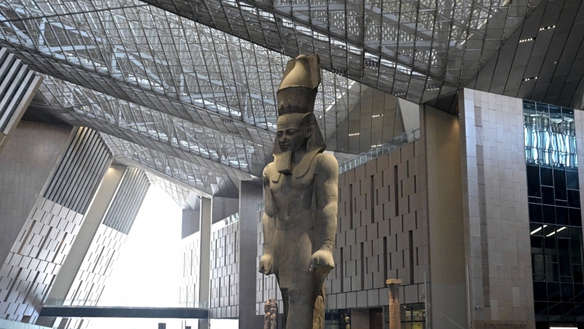 المتحف المصري الكبير من الداخل