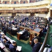 «عبدالعال» خلال ترؤسه الجلسة العامة بمجلس النواب