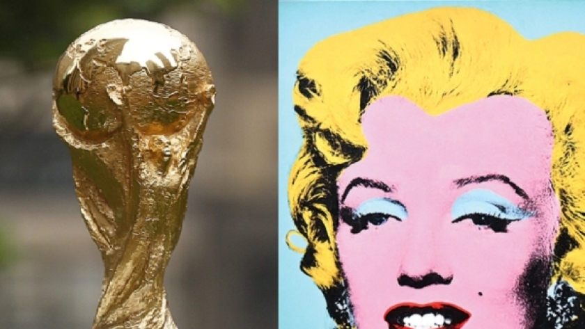 كأس العالم ولوحة مارلين مونرو