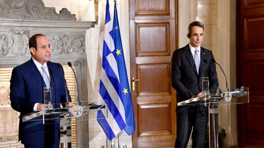 جانب من زيارة الرئيس السيسي لليونان