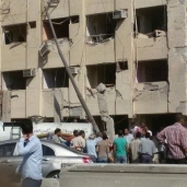 مبنى "الأمن الوطني" إثر الانفجار