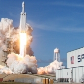 صورة ارشيفية لإطلاق الاقمار الصناعية التابعة لشركة SpaceX