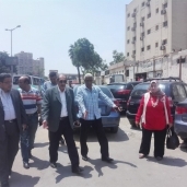 نائب محافظ الجيزةورئيس حى العجوزة يتفقدان شارع السودان