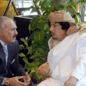 علي عبدالله صالح والقذافي