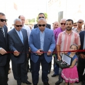 محافظ المنوفية في افتتاح محطة صرف صحي بشبين الكوم