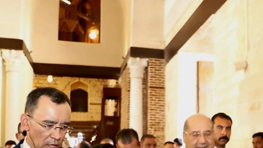 رئيس مجلس الشيوخ يتفقد مسجد الظاهر بيبرس