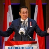 زعيم حزب الحرية النمساوي هاينز كريستيان شتراهي