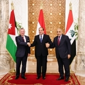 القمة الثلاثية بين السيسي والعاهل الأردني ورئيس الوزراء العراقي