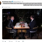 الرئيس عبدالفتاح السيسي ونظيره الروسي فلاديمير بوتين