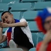 مشجع روسي عقب خسارته منتخبه من كرواتيا في دور ربع النهائي بمونديال 2018