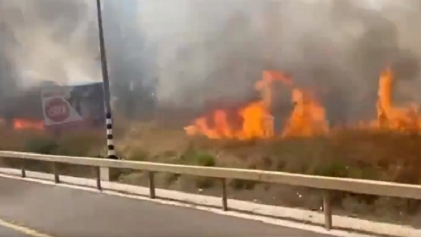 حرائق في شمال إسرائيل