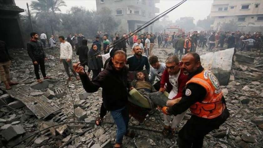 جانب من الأحداث في قطاع غزة - صورة أرشيفية
