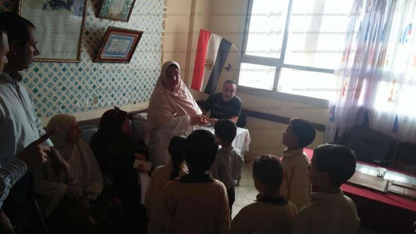 تطعيم طلاب مدارس كفر الشيخ