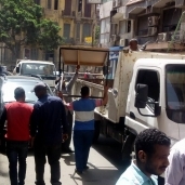 إدارة إشغال الطريق بحي شرق بالإسكندرية تشن حملة لإزالة التعديات