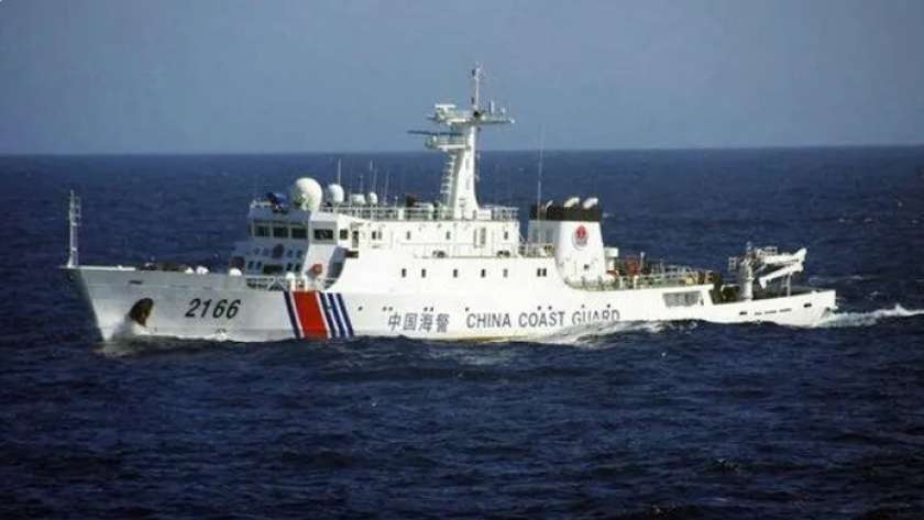 إحدى القطع البحرية لخفر السواحل الصيني