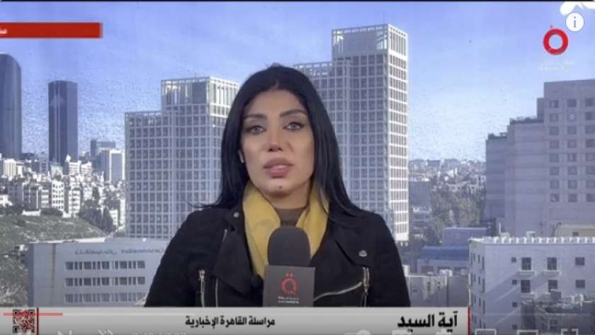 آية السيد مراسلة قناة القاهرة الإخبارية بالبحر الميت