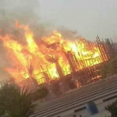 تفاصيل حريق كنيسة تحت الإنشاء بدير مارمينا غرب الإسكندرية