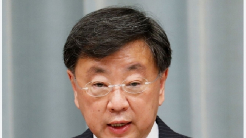 كبير أمناء مجلس الوزراء الياباني يوشيماسا هاياشي