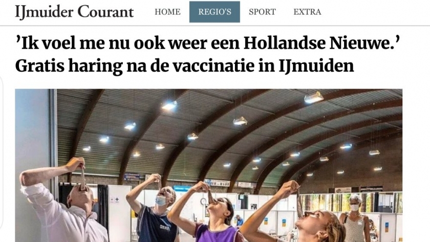 حملة هولندي جديد ورنجة مجانية