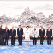 الرئيس السيسي مع قادة دول "البريكس" والرؤساء المشاركون في اجتماعاتها