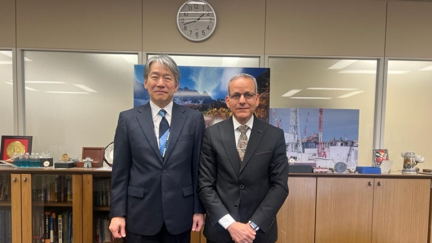 لقاء رئيس هيئة الرقابة النووية مع نظيره الياباني