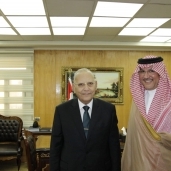 وزير العدل والسفير السعودي بالقاهرة
