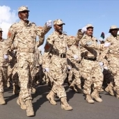 الجيش الليبى خلال احتفالات الذكرى 75 لتأسيسه «أ.ف.ب»