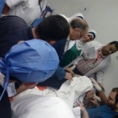 وصول المصابين إلى معهد ناصر