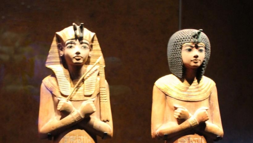 القطع الاثرية للملك توت عنخ آمون بمتحف الغردقة