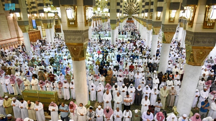 أول جمعة من رمضان في المسجد النبوي الشريف