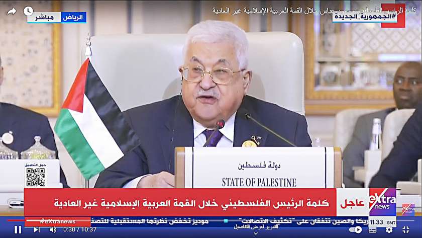 الرئيس الفلسطينى محمود عباس أبومازن