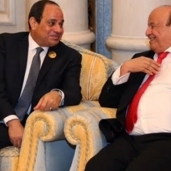 الرئيس عبدالفتاح السيسي والرئيس اليمني عبد ربه منصور هادي