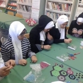 الأشغال اليدوية دورة تدريبية تنظمها جامعة قناة السويس بمدرسة السلام بنات. .
