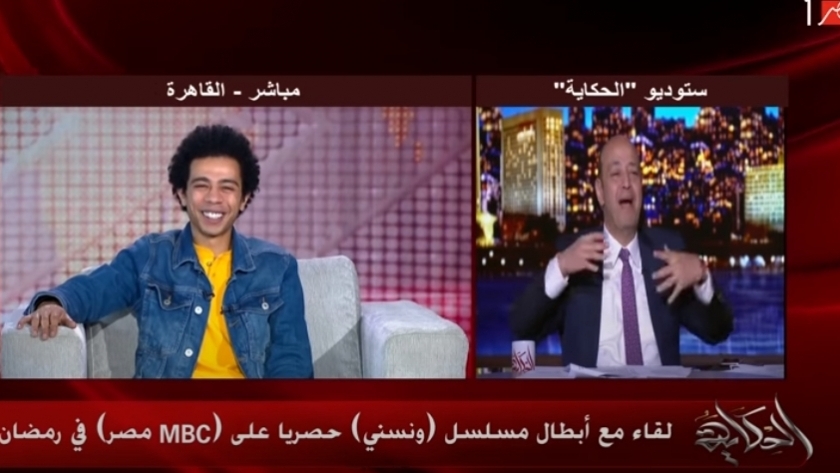 الإعلامي عمرو أديب و الفنان أحمد سلطان