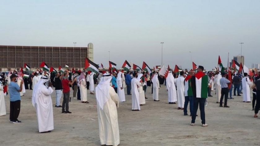 وقفة لمجلس النواب البحريني تضامنًا مع فلسطين