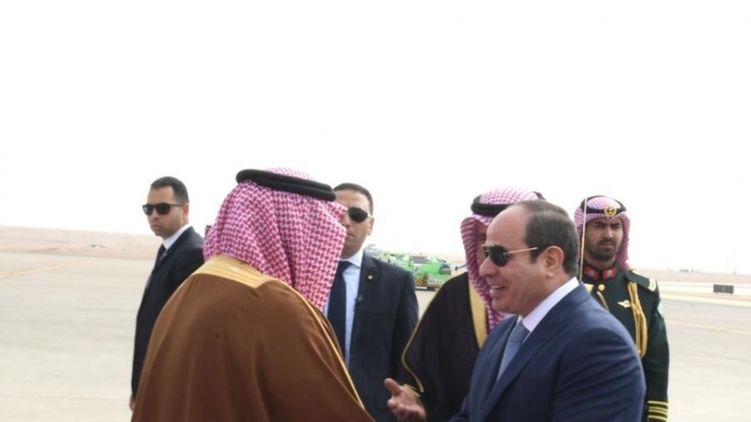 الرئيس عبدالفتاح السيسي في السعودية