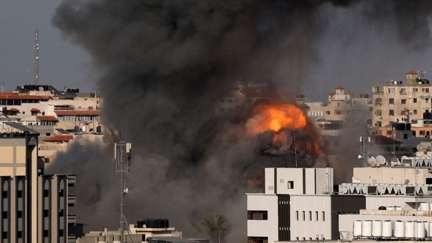 جانب من العدوان الإسرائيلي الغاشم على قطاع غزة