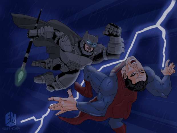 بالصور| باتمان وسوبرمان بـ"كرش".. وفرقة العدالة تلعب "كلوا بامية"