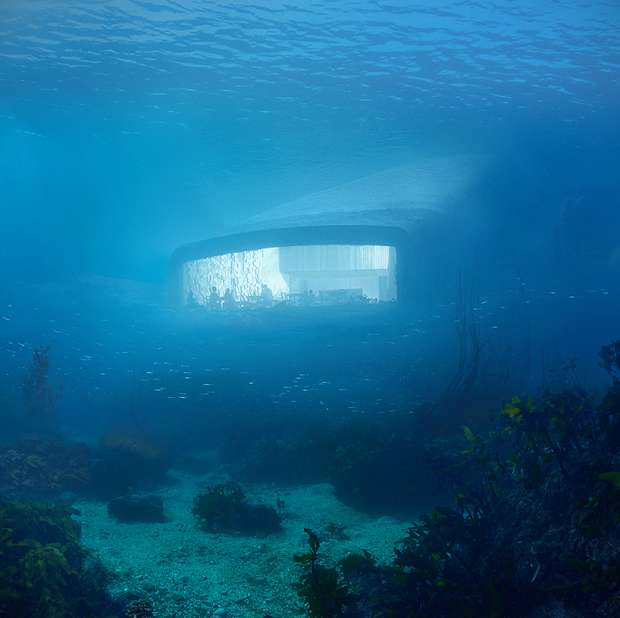بالصور| افتتاح أكبر مطعم في العالم تحت البحر عام 2019