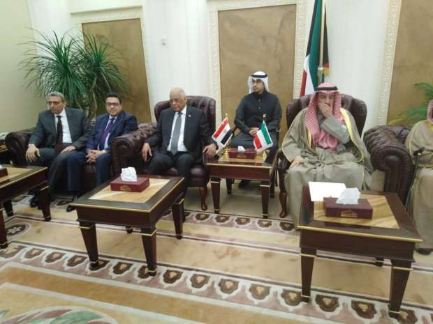 بالصور| رئيس «النواب» يلتقي مع رئيس مجلس الأمة الكويتي