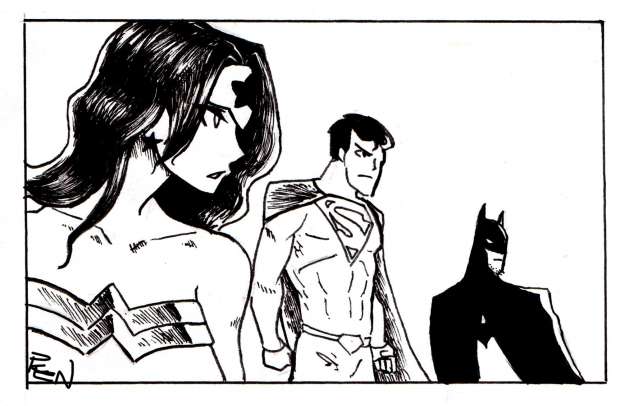 بالصور| باتمان وسوبرمان بـ"كرش".. وفرقة العدالة تلعب "كلوا بامية"