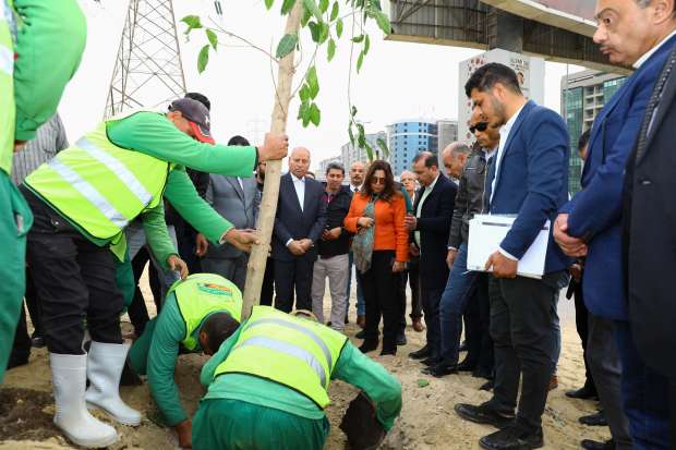 انطلاق المرحلة الأولى من تشجير الطريق الدائري ضمن مبادرة 100 مليون شجرة - التقرير