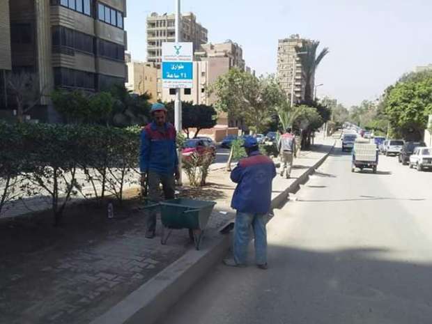 بالصور حملة لرفع كفاءة النظافة في شوارع البساتين مصر الوطن