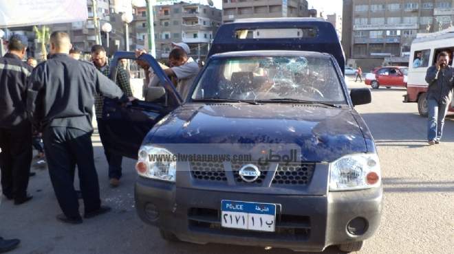 العثورة على قنبلة داخل سيارة شرطة أمام قسم إمبابة